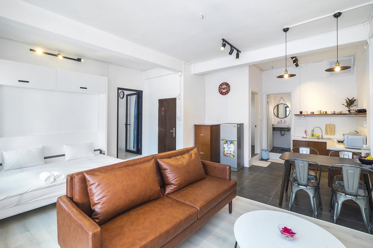 Scandinavian Apartment With Balcony In Bui Vien Hô Chi Minh-Ville Extérieur photo